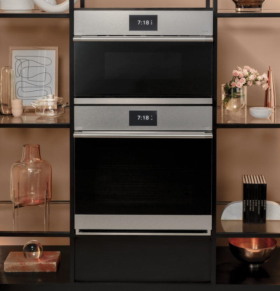 Cafe CTS70DM2NS5 Café 30" Smart Single Wall Oven With Convection In Platinum Glass
