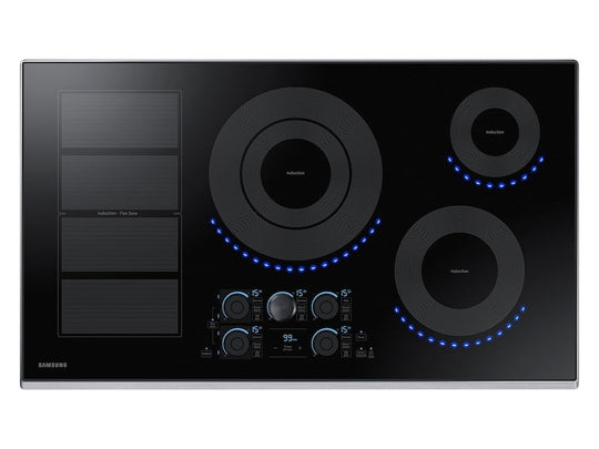 Samsung NZ36K7880US 36" Induction Cooktop In Stainless Steel