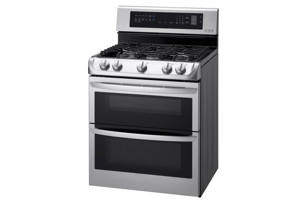 Lg LDG4313ST 6.9 Cu. Ft. Gas Double Oven Range With Probake Convection® And Easyclean®