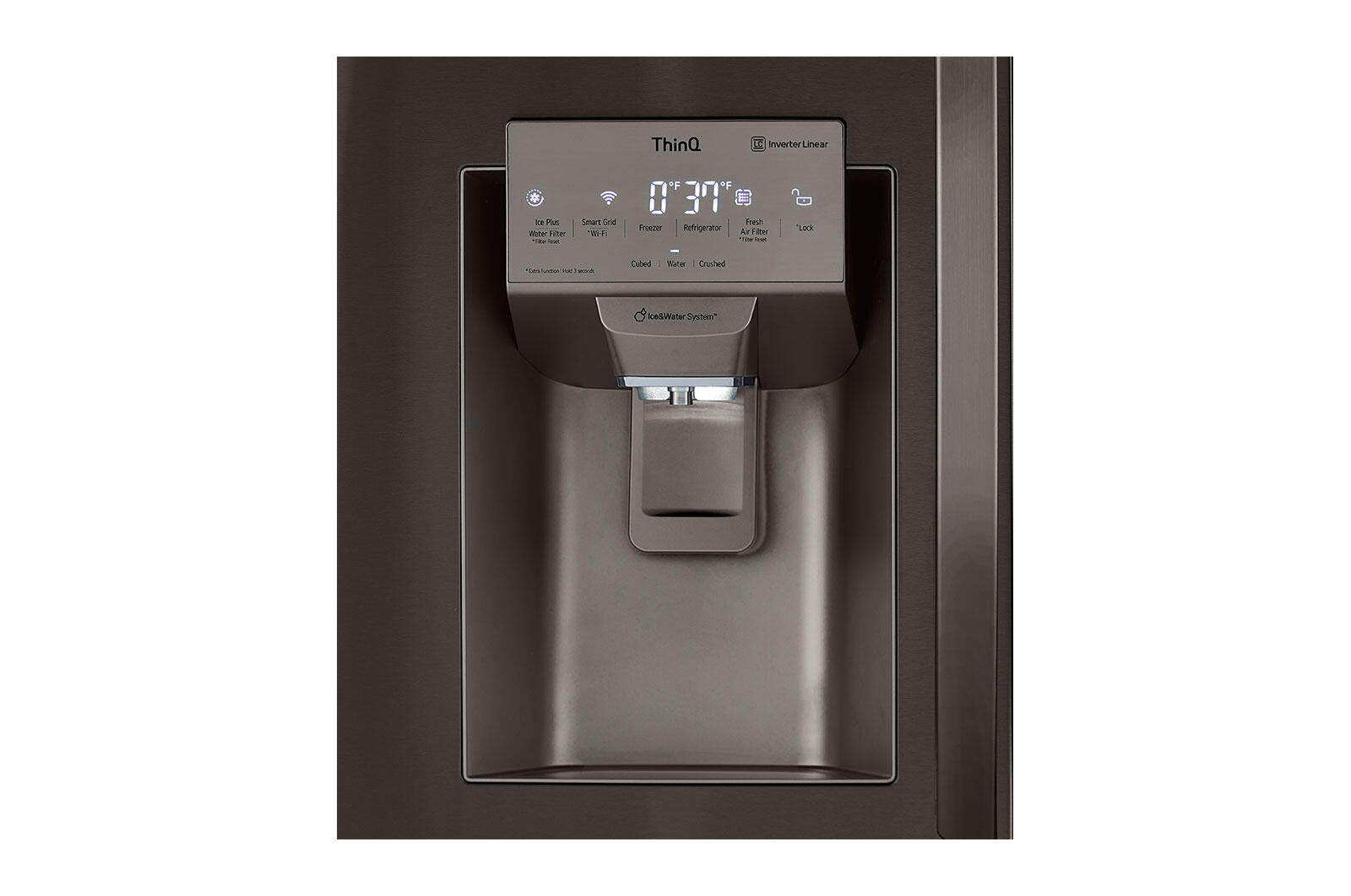 Lg LRMXC2206D 22 Cu Ft. Smart Counter Depth Double Freezer Refrigerator With Craft Ice™