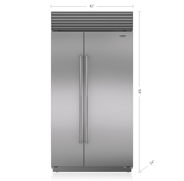 Sub-Zero BI42SSTH 42" Classic Side-By-Side Refrigerator/Freezer