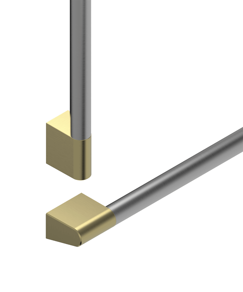Fisher & Paykel AHP3RD3084WBA Professional Round Flush Handle Kit For Integrated Refrigerator Freezer, 30"