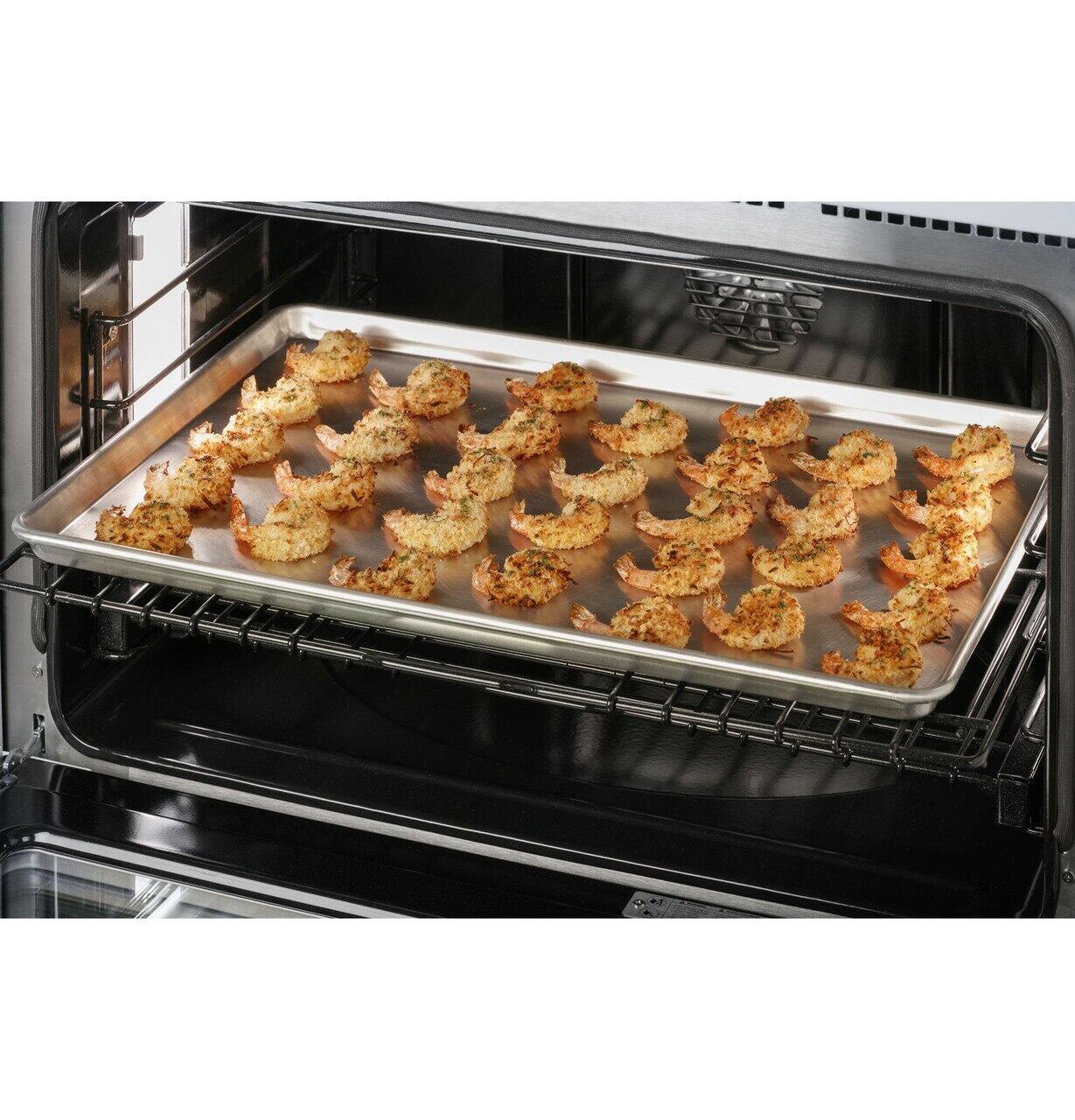 Cafe C2Y366P2TS1 Café™ 36" Smart Dual-Fuel Commercial-Style Range With 6 Burners (Natural Gas)