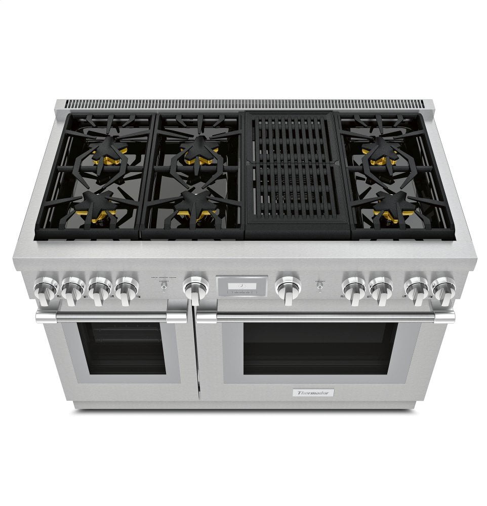 Thermador PRD486WLHU 48-Inch Pro Harmony® Standard Depth Dual Fuel Range