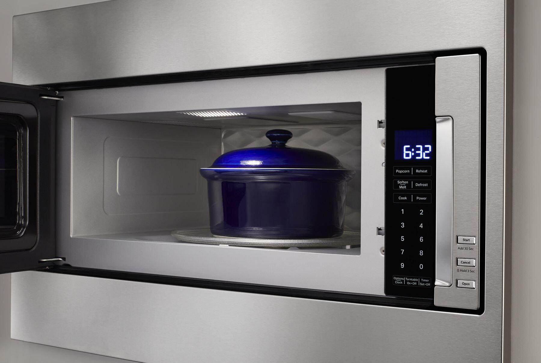 Kitchenaid KMBT5511KSS 1000 Watt Built-In Low Profile Microwave With Standard Trim Kit - Stainless Steel