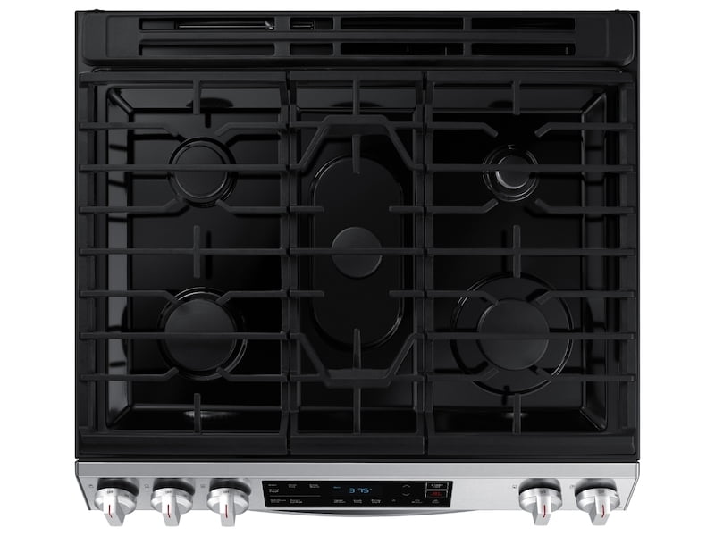 Samsung NX60T8111SS 6.0 Cu. Ft. Front Control Slide-In Gas Range With Wi-Fi In Stainless Steel