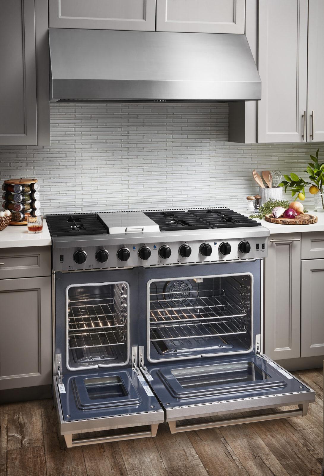 Thor Kitchen LRG4807ULP 48 Inch Gas Range In Stainless Steel - Liquid Propane