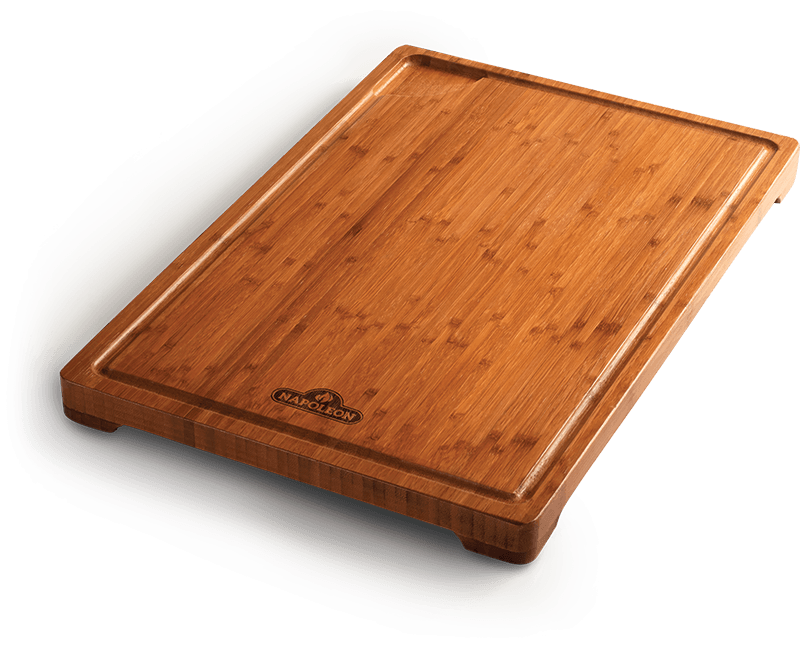 Napoleon Bbq 70114 Professional Bamboo Cutting Board With Ergonomic Handles