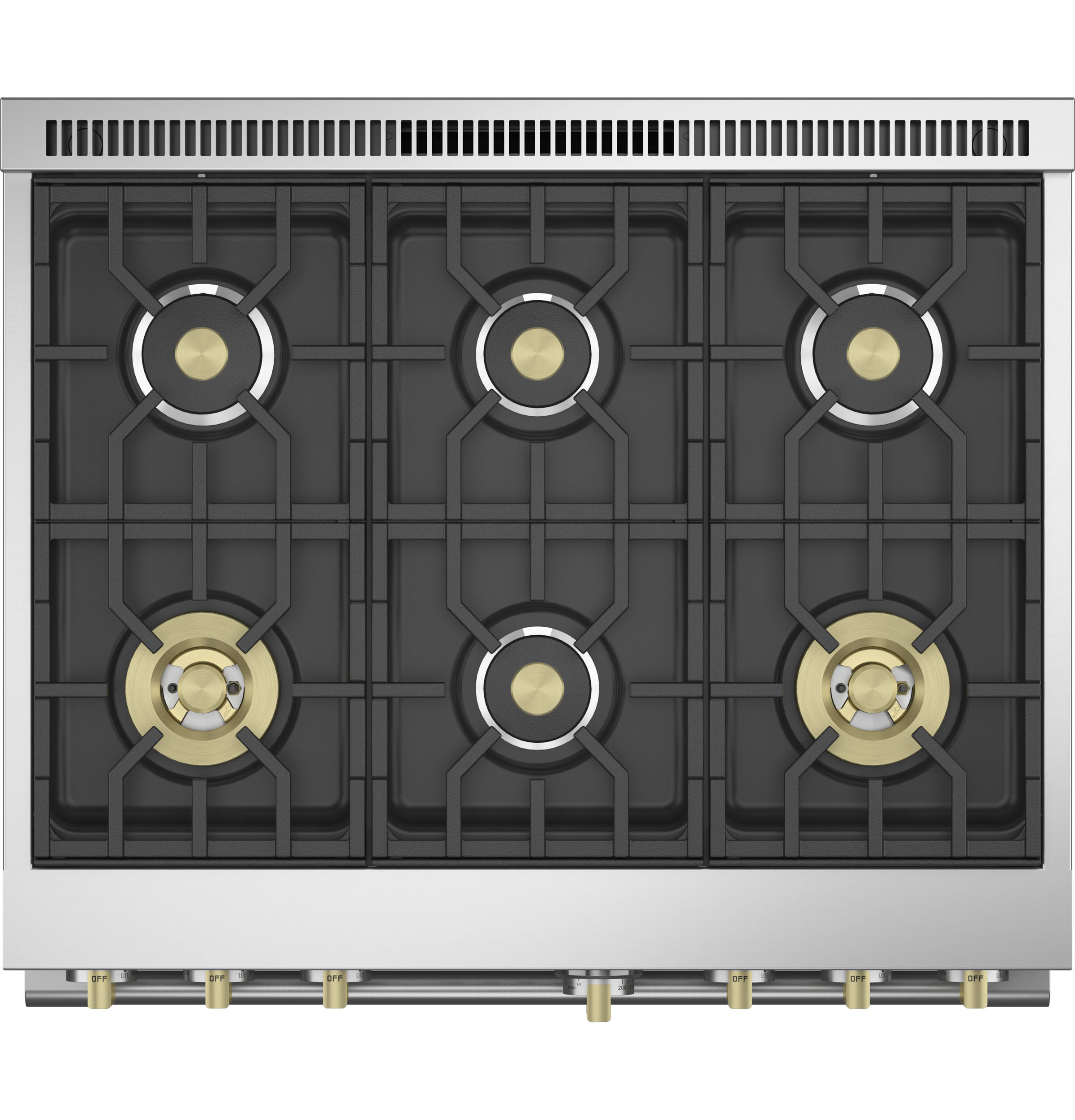 Monogram ZDP366NTSS Monogram 36" Dual-Fuel Professional Range With 6 Burners (Natural Gas)