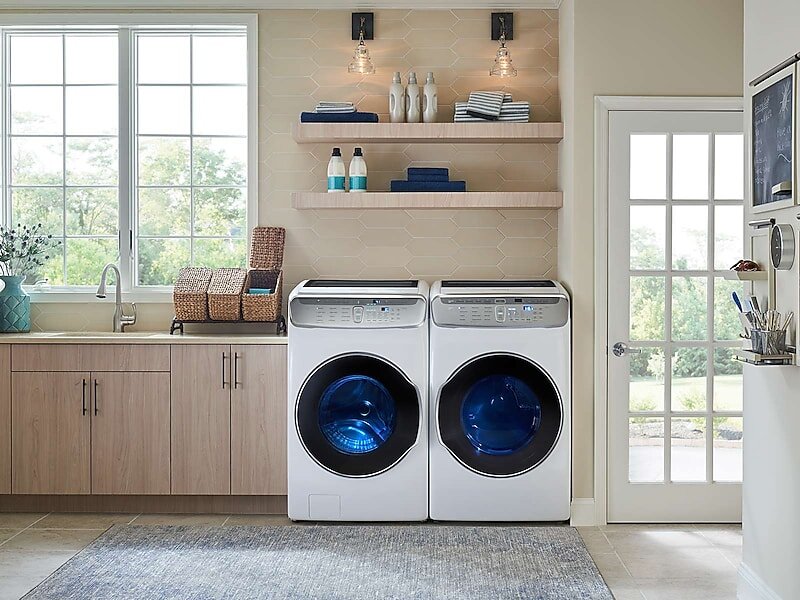 Samsung DVG60M9900W 7.5 Cu. Ft. Smart Gas Dryer With Flexdry™ In White