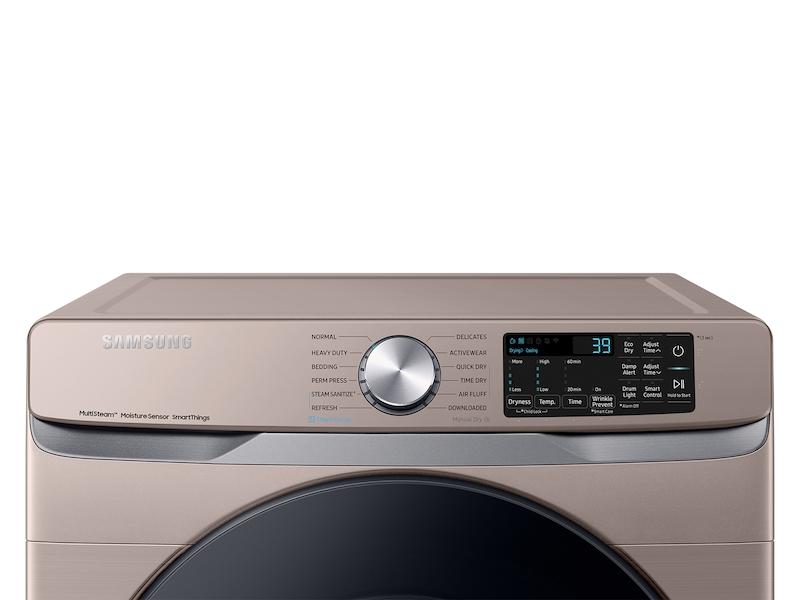 Samsung DVG45B6300C 7.5 Cu. Ft. Smart Gas Dryer With Steam Sanitize+ In Champagne
