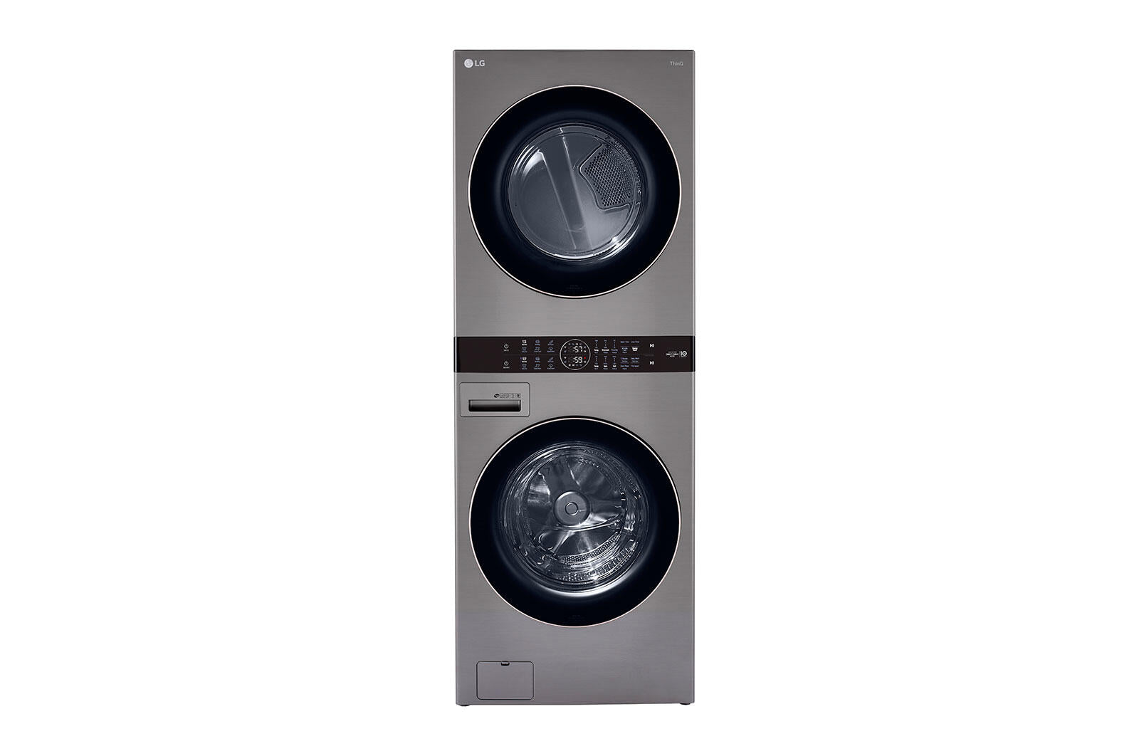 Lg WKE100HVA Single Unit Front Load Lg Washtower™ With Center Control™ 4.5 Cu. Ft. Washer And 7.4 Cu. Ft. Electric Dryer