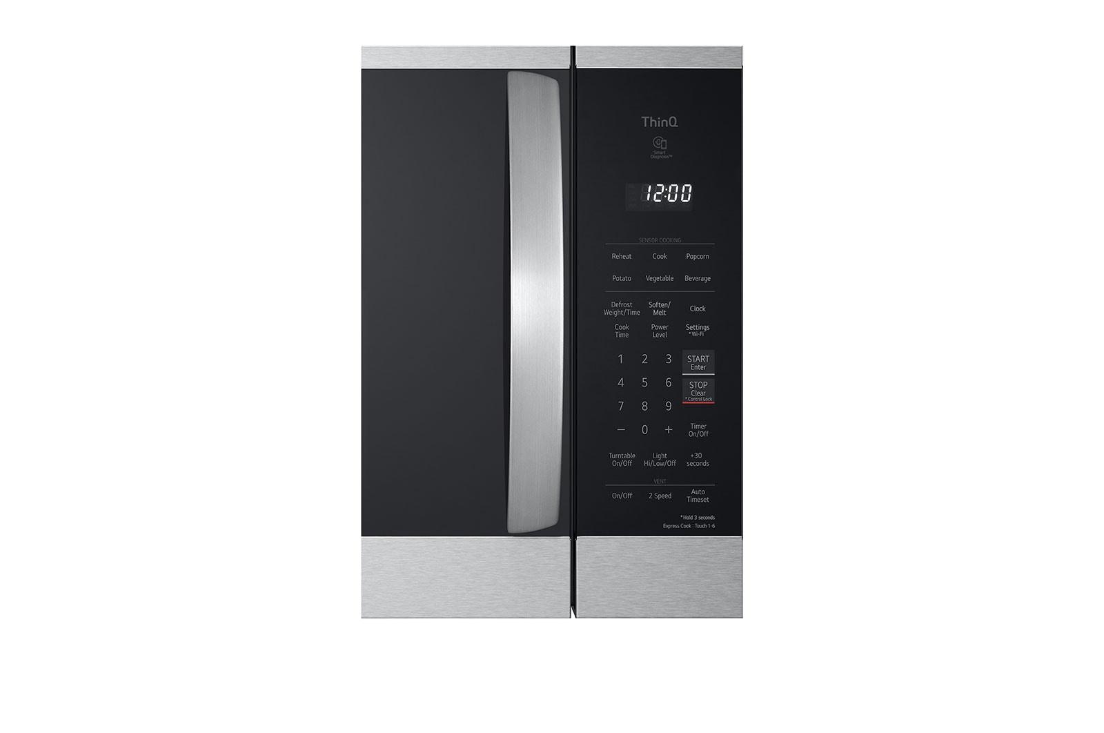 Lg MVEM1825F 1.8 Cu. Ft. Over-The-Range Microwave Oven With Easyclean®
