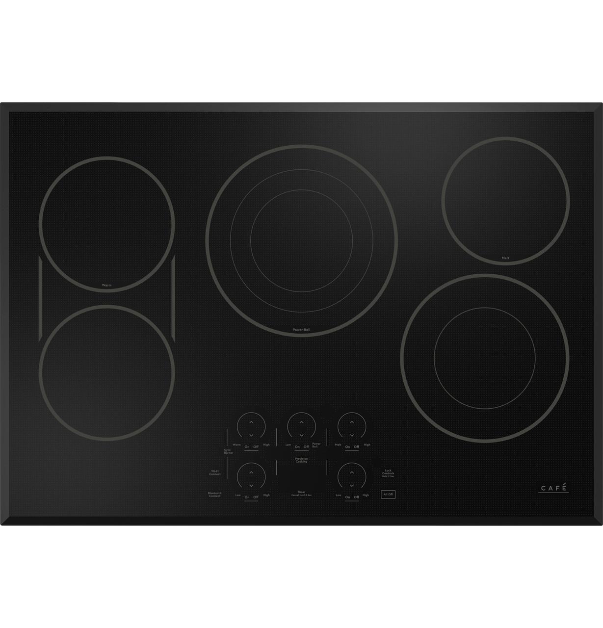 Cafe CEP90301TBB Café™ 30" Touch-Control Electric Cooktop