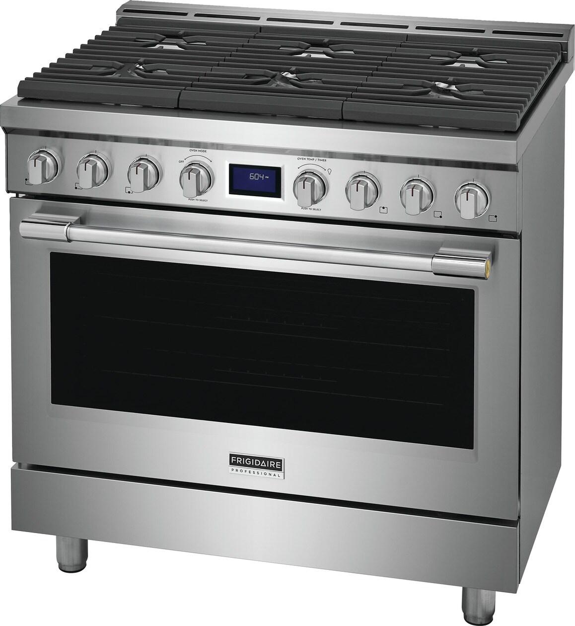 Frigidaire PCFG3670AF Frigidaire Professional 36" Front Control Freestanding Gas Range