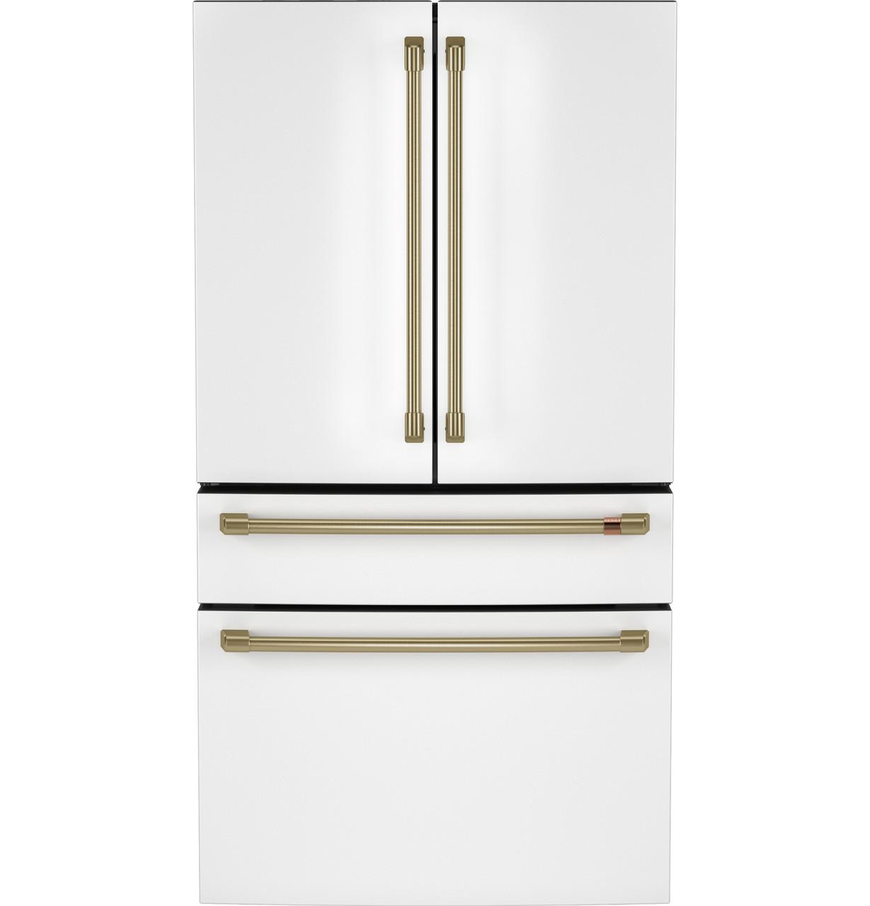 Cafe CGE29DP4TW2 Café™ Energy Star® 28.7 Cu. Ft. Smart 4-Door French-Door Refrigerator With Dual-Dispense Autofill Pitcher
