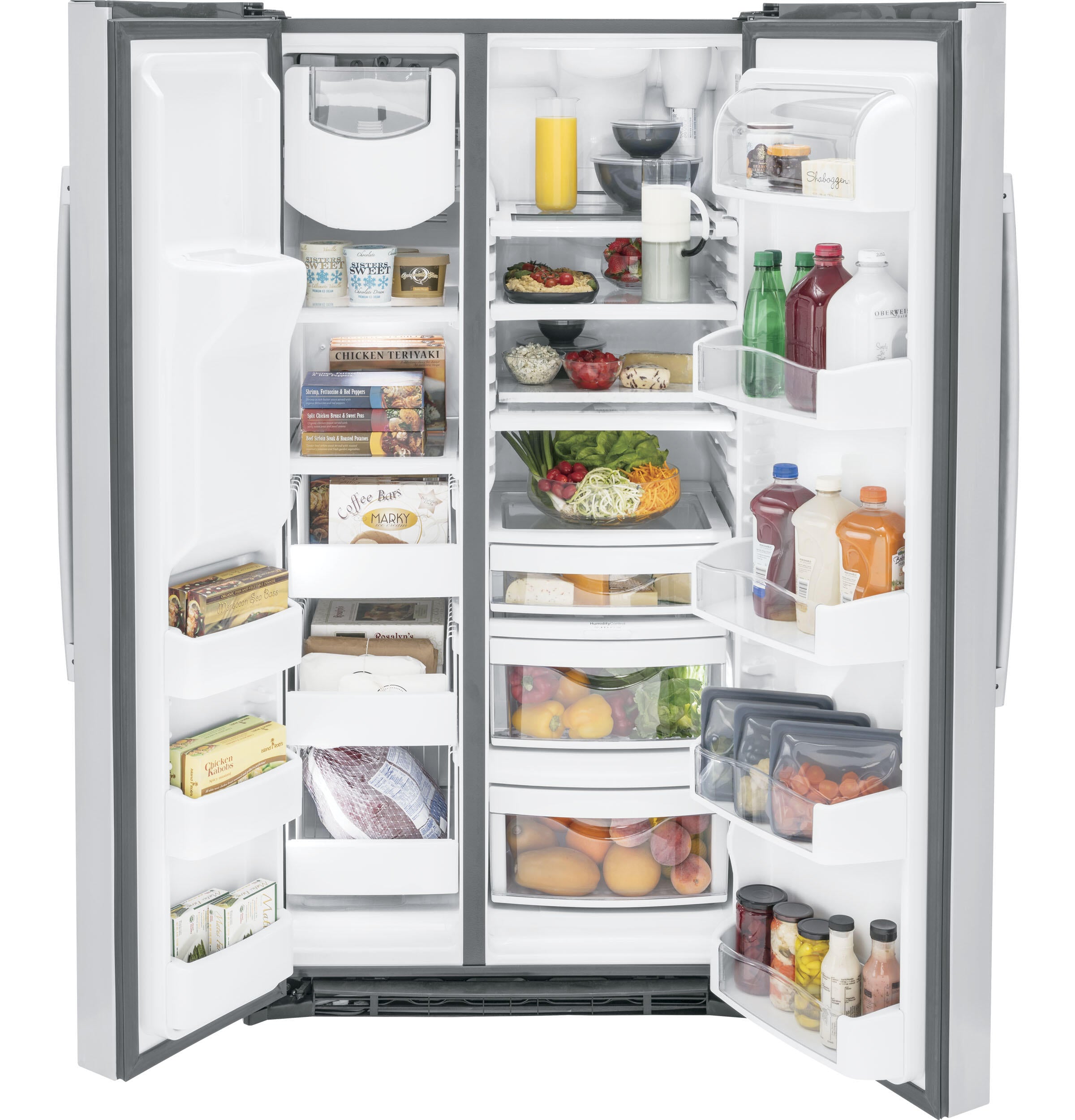 Ge Appliances PSE25KYHFS Ge Profile™ Series Energy Star® 25.3 Cu. Ft. Side-By-Side Refrigerator