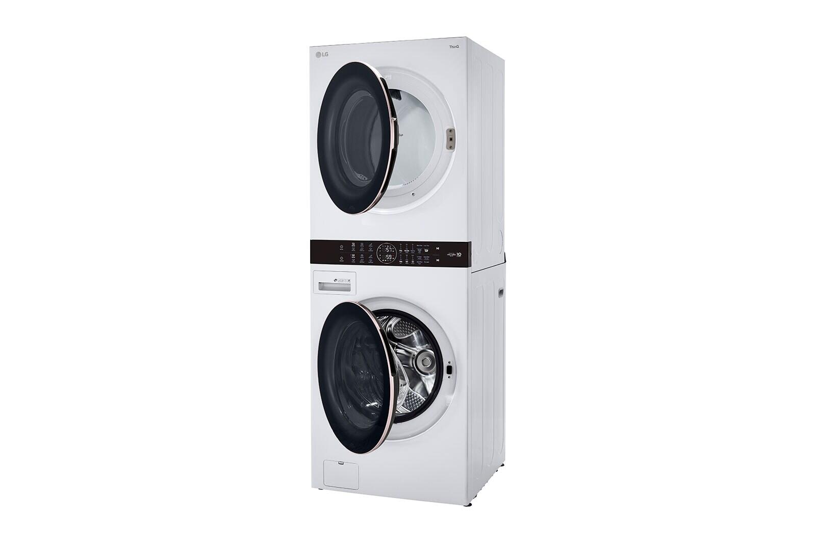 Lg WKG101HWA Single Unit Front Load Lg Washtower™ With Center Control™ 4.5 Cu. Ft. Washer And 7.4 Cu. Ft. Gas Dryer