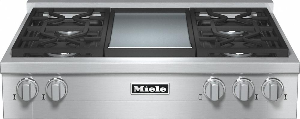 Miele KMR11361G Kmr 1136-1 G Rangetop With 4 Burners And Griddle For Versatility And Performance - Natural Gas