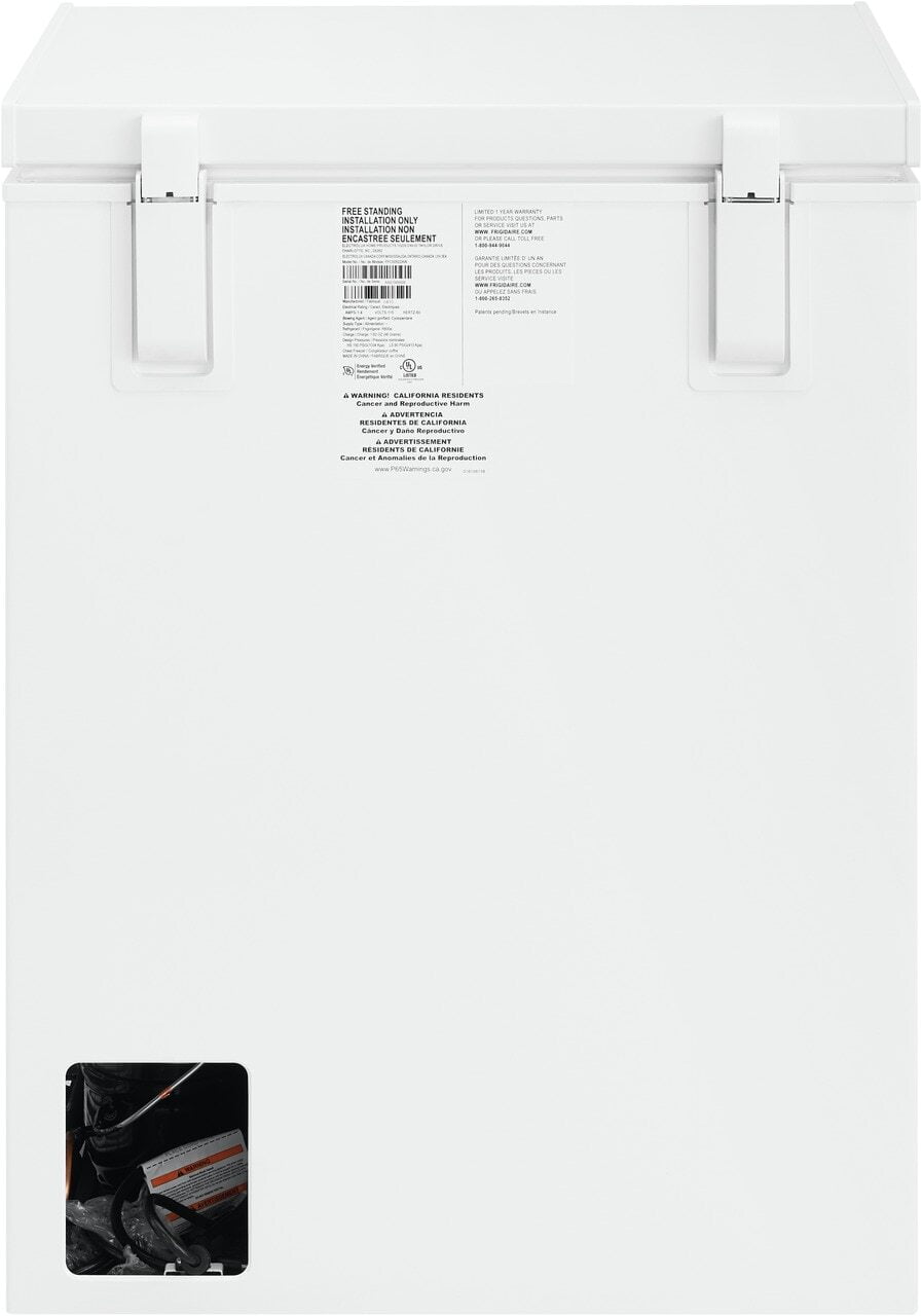 Frigidaire FFCS0522AW Frigidaire 5 Cu. Ft. Chest Freezer