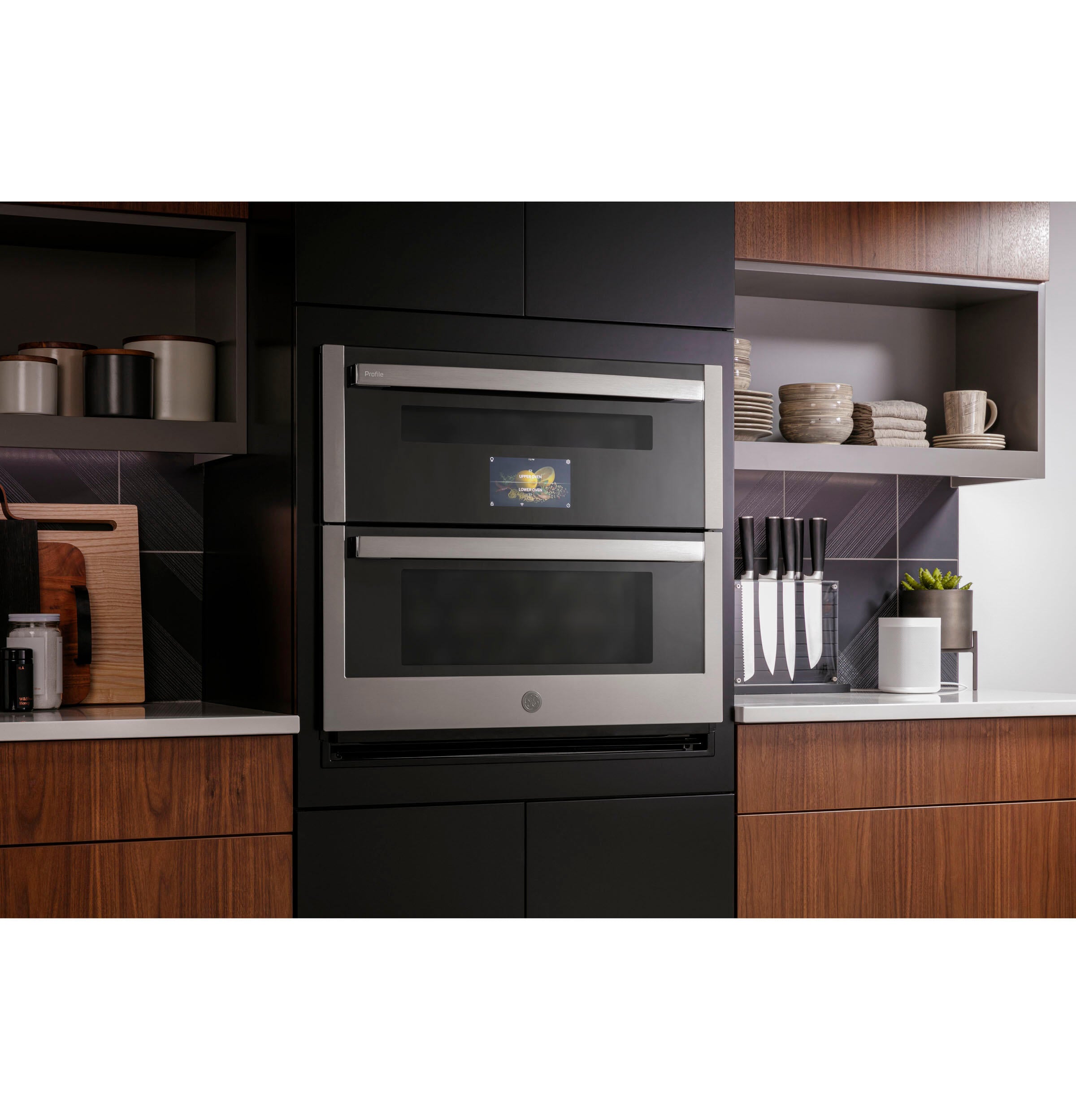 Ge Appliances PTS9200SNSS Ge Profile™ 30" Smart Built-In Twin Flex Convection Wall Oven