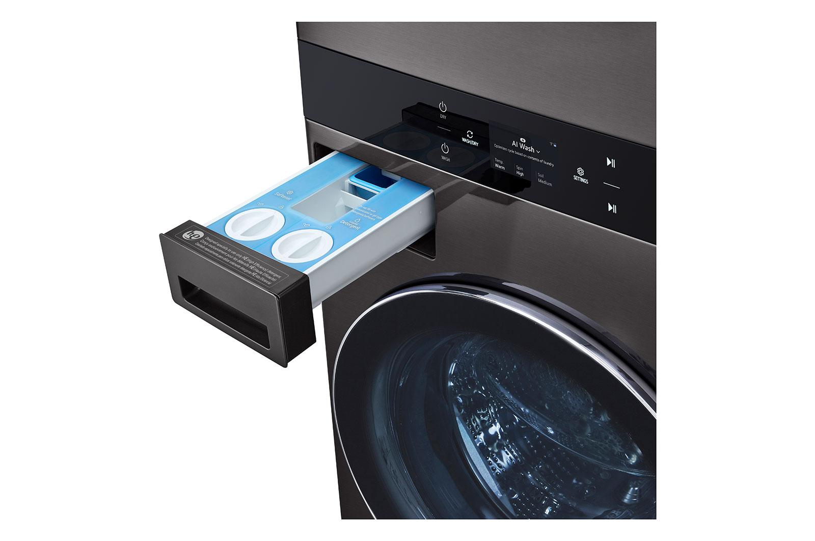 Lg WKGX301HBA Single Unit Front Load Lg Washtower™ With Center Control® 5.0 Cu.Ft. Washer & 7.4 Cu.Ft. Gas Dryer