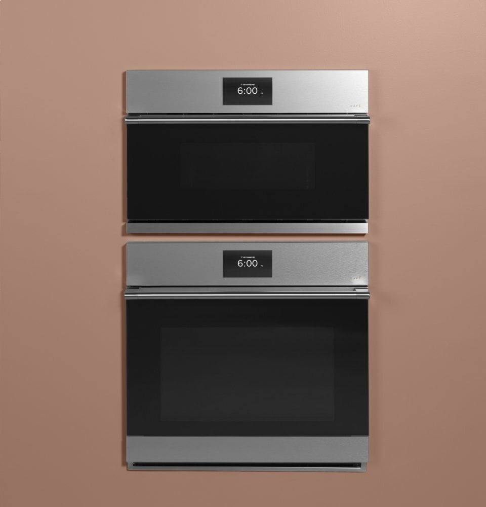 Cafe CKS70DM2NS5 Café 27" Smart Single Wall Oven With Convection In Platinum Glass