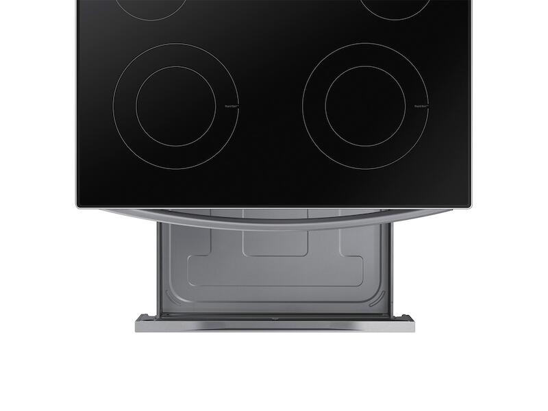 Samsung NE63A6111SS 6.3 Cu. Ft. Smart Freestanding Electric Range With Steam Clean In Stainless Steel