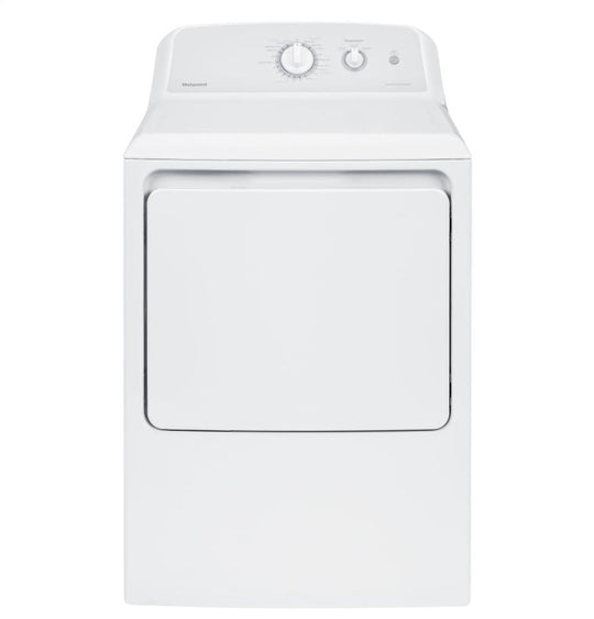 Hotpoint HTX24GASKWS Hotpoint® 6.2 Cu. Ft. Capacity Aluminized Alloy Gas Dryer