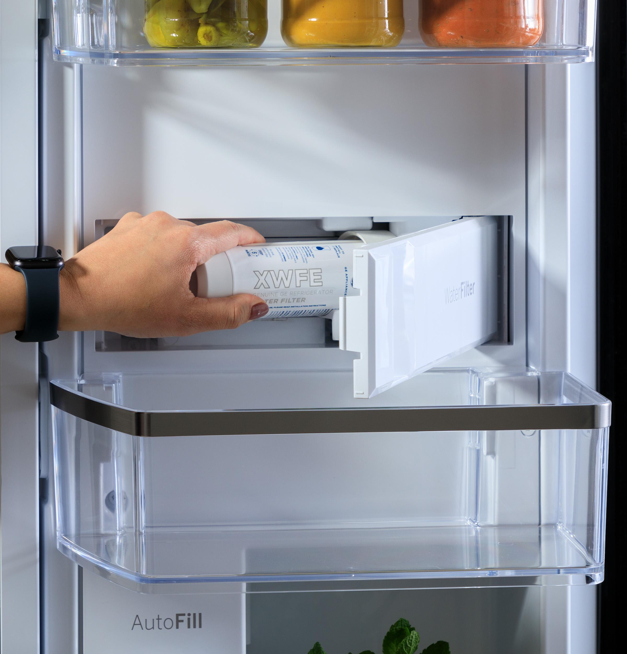 Ge Appliances PGE29BYTFS Ge Profile™ Series Energy Star® 28.7 Cu. Ft. Smart Fingerprint Resistant 4-Door French-Door Refrigerator With Dual-Dispense Autofill Pitcher