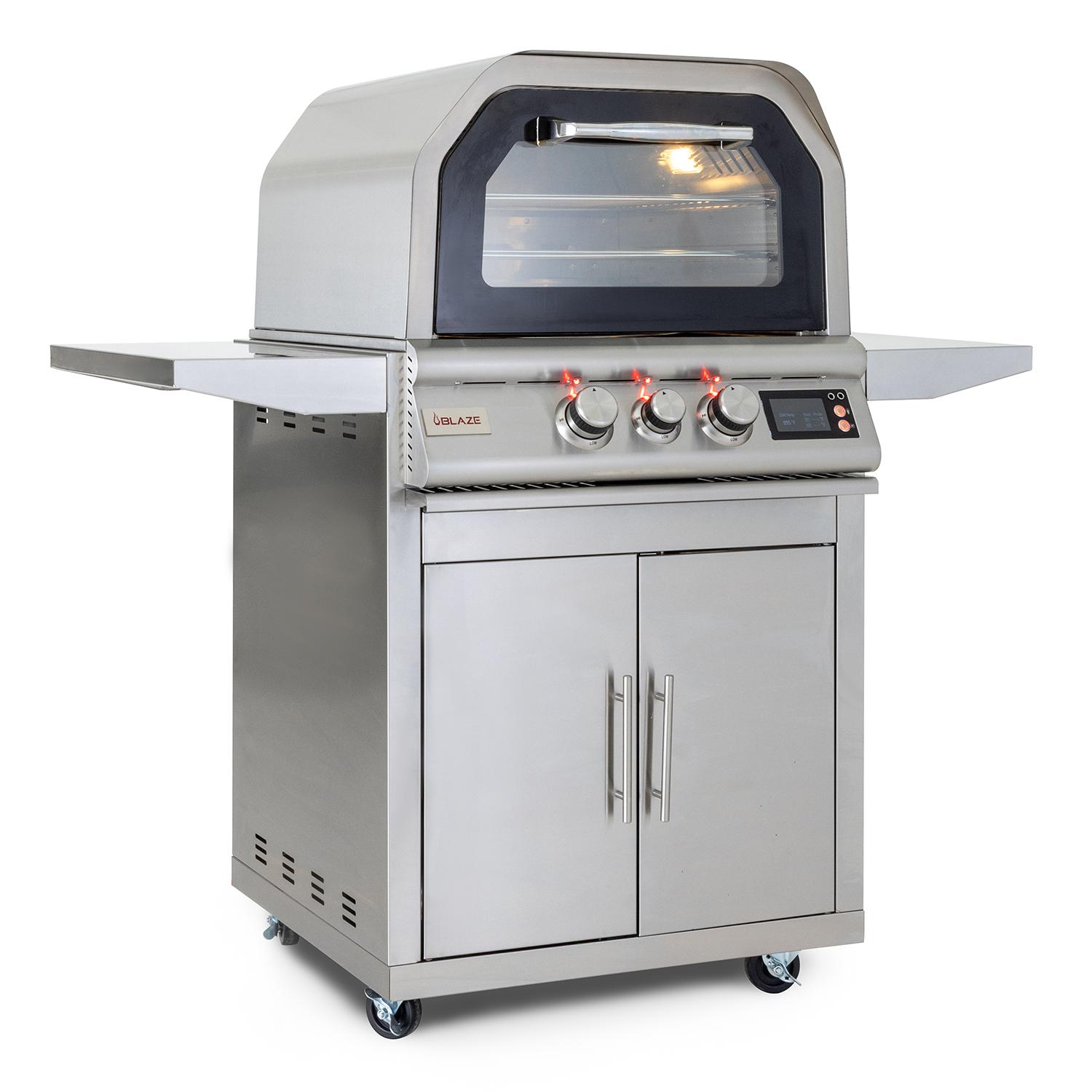 Blaze Grills BLZ26PZOVNLP Blaze 26-Inch Gas Outdoor Pizza Oven With Rotisserie, With Fuel Type - Propane