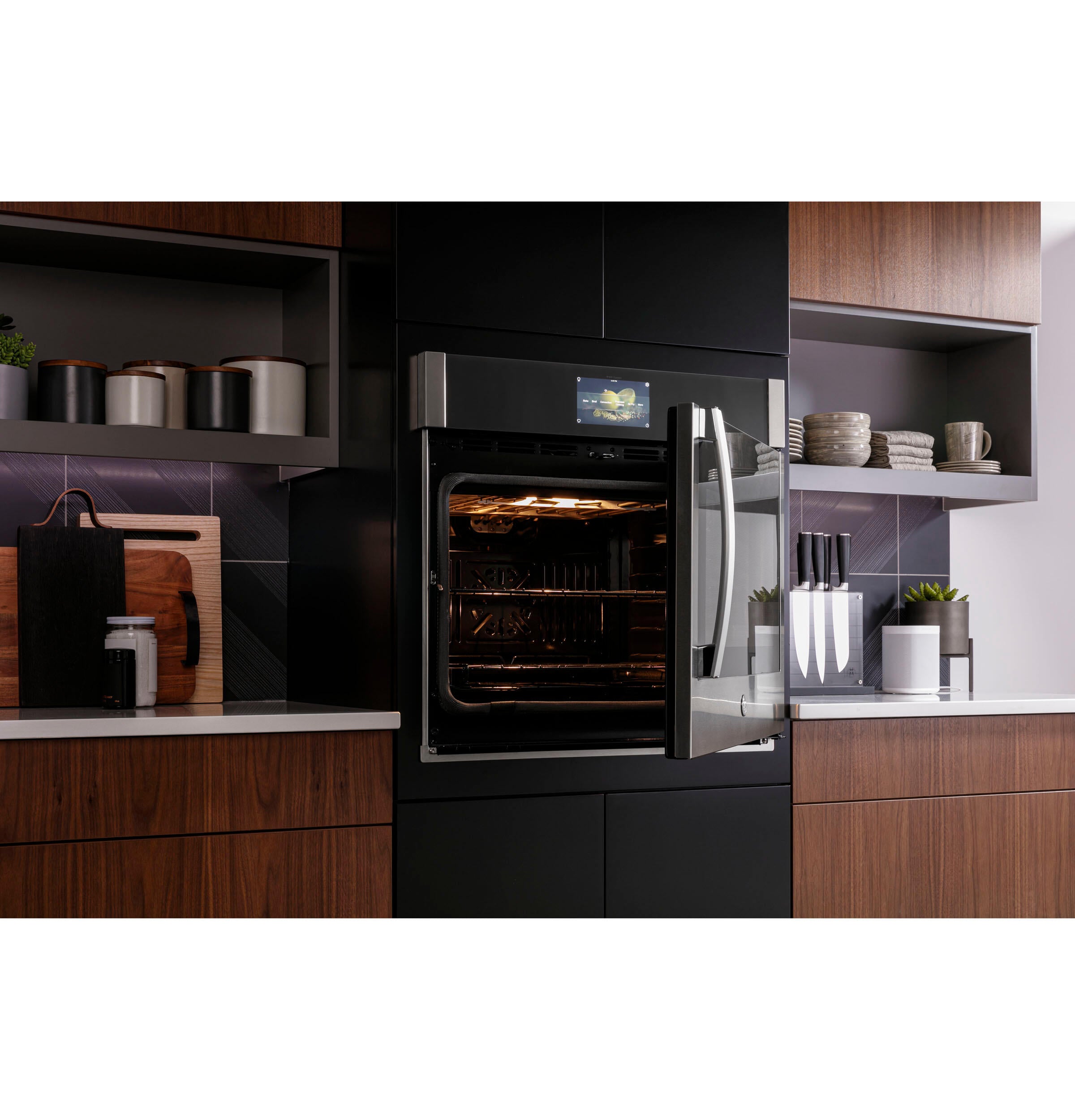 Ge Appliances PTS700RSNSS Ge Profile™ 30" Smart Built-In Convection Single Wall Oven With Right-Hand Side-Swing Doors
