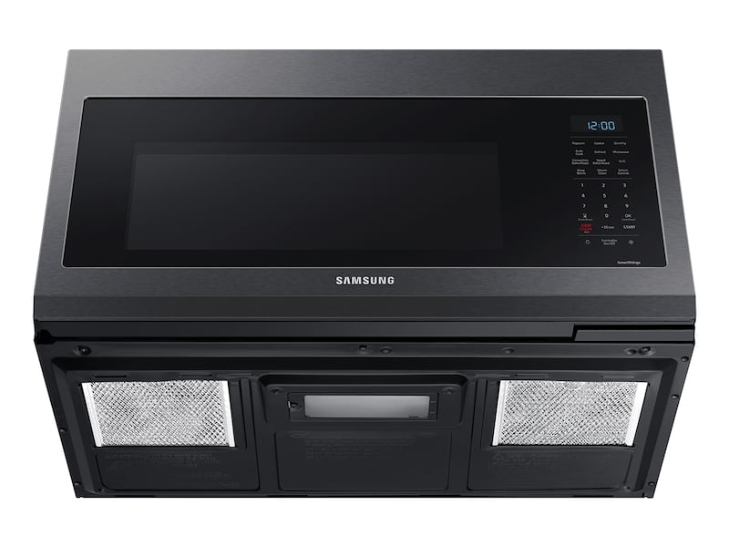 Samsung MC17T8000CG 1.7 Cu. Ft. Over-The-Range Microwave With Convection And Slim Fry™ In Black Stainless Steel