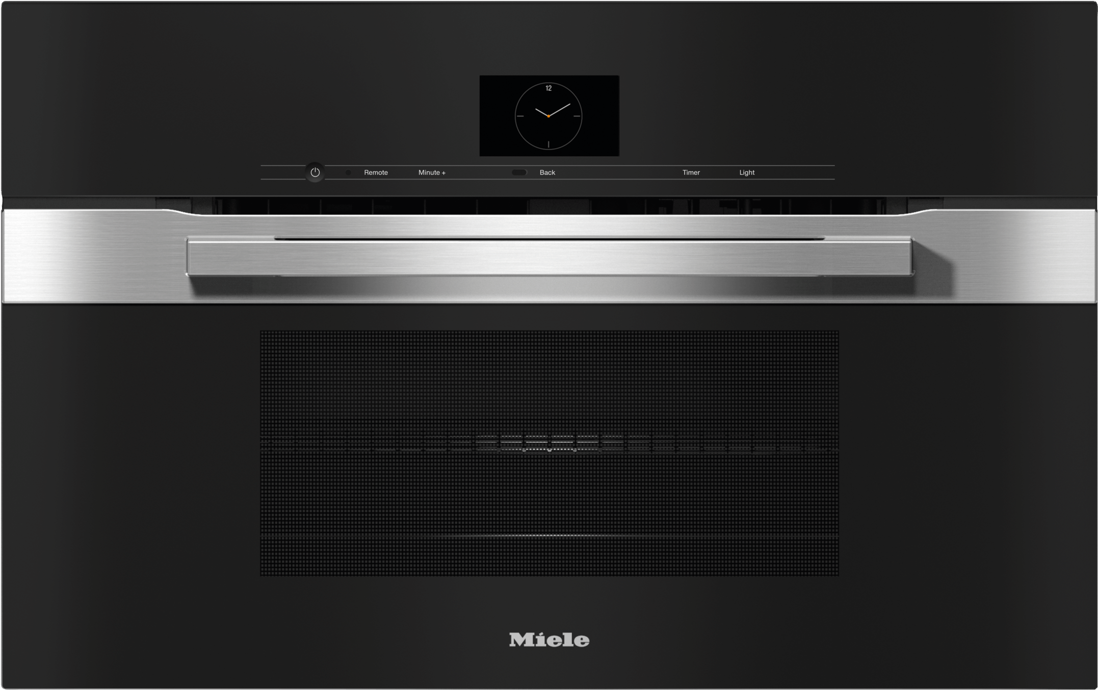 Miele H7670BM STAINLESS STEEL  30" Compact Speed Oven In A Perfectly Combinable Design With Automatic Programs And Roast Probe.