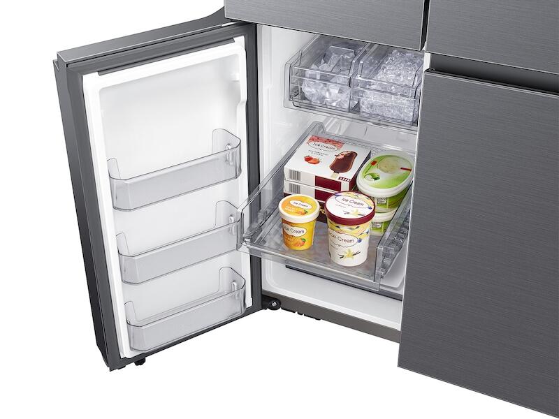 Samsung RF23A9771SG 23 Cu. Ft. Smart Counter Depth 4-Door Flex™ Refrigerator With Family Hub™ And Beverage Center In Black Stainless Steel