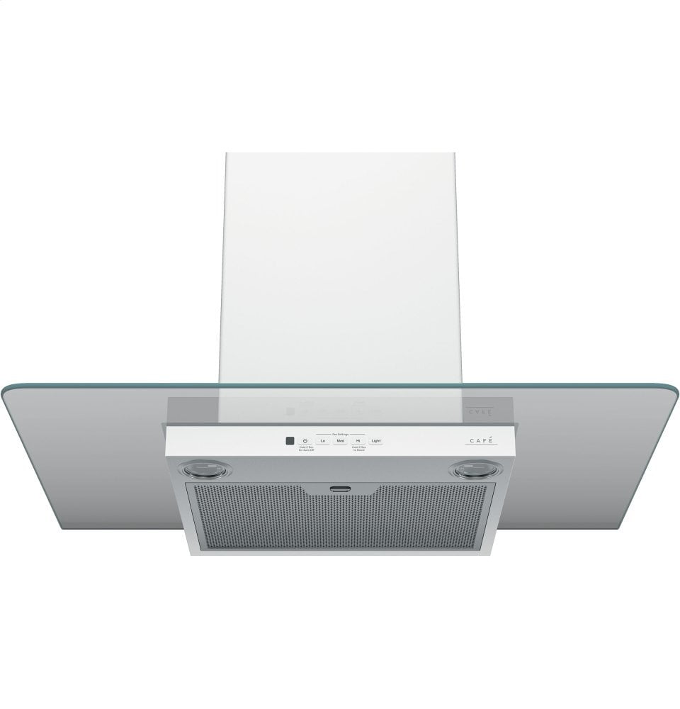 Cafe CVW73014MWM Café 30" Wall-Mount Glass Canopy Chimney Hood