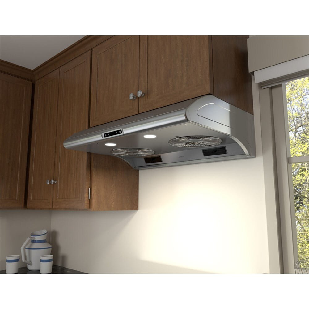 Zephyr AK2136BS 36" Typhoon Undercabinet Hood With 850 Cfm Blower, 6 Speed Levels