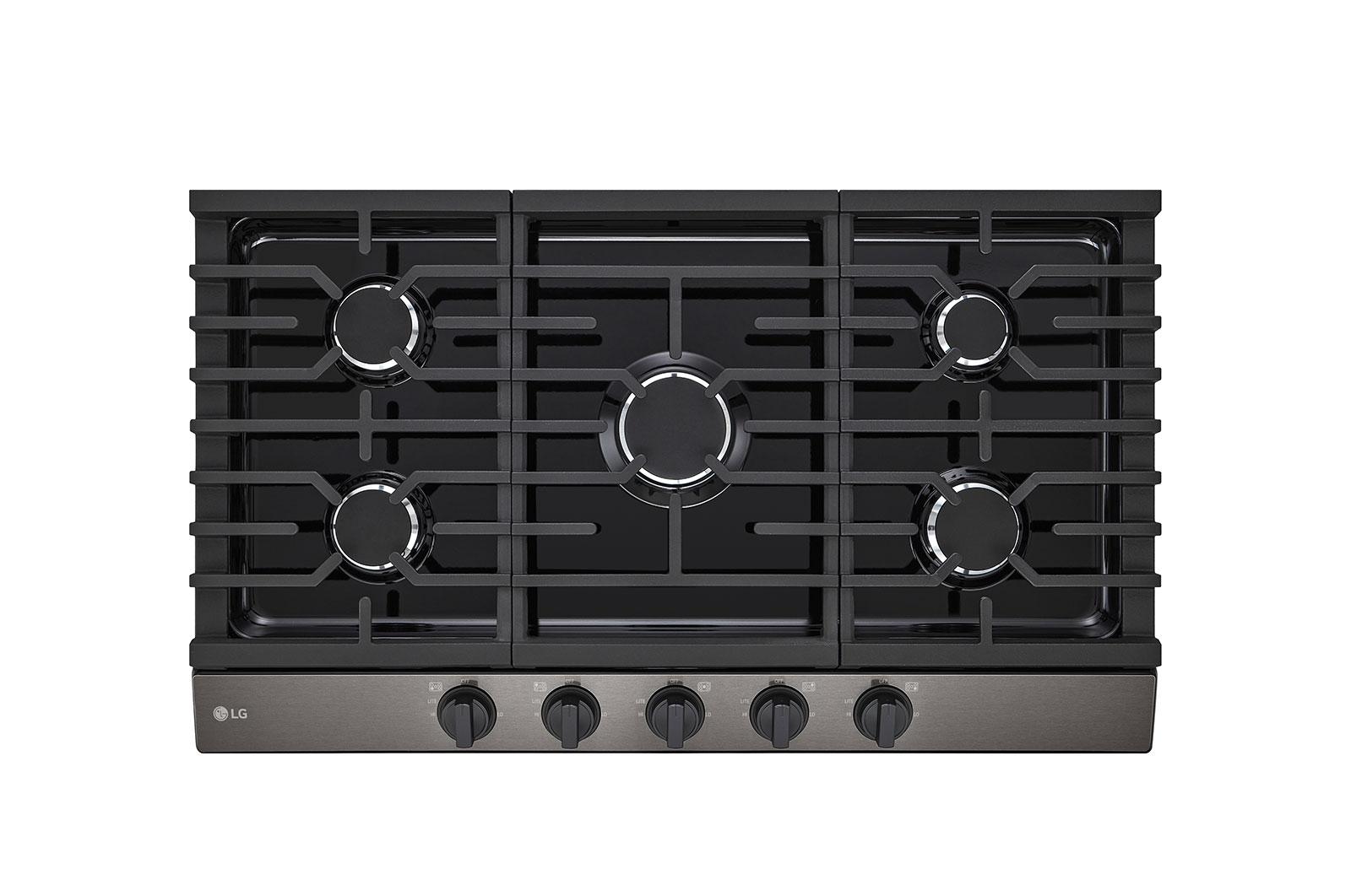 Lg CBGJ3623D 36" Gas Cooktop With Ultraheat™ 20K Btu Burner