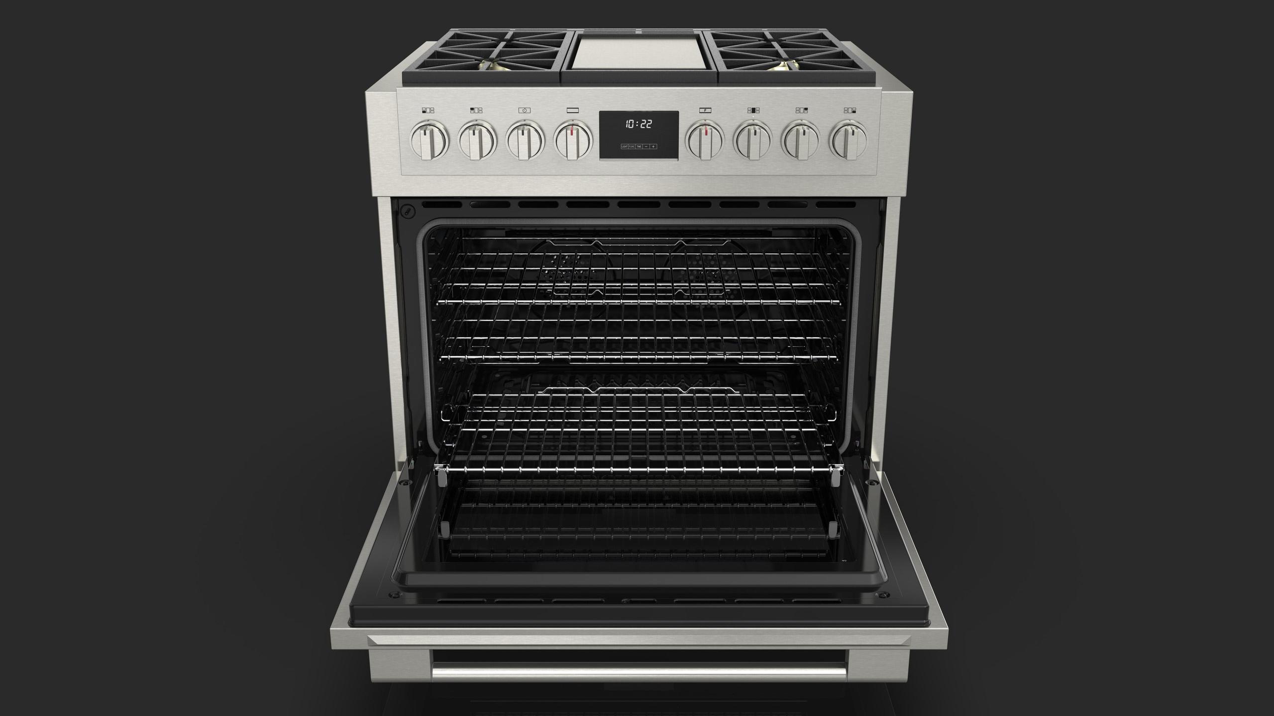 Fulgor Milano F6PGR364GS2 Sofia 36 Pro All Gas Range With Griddle