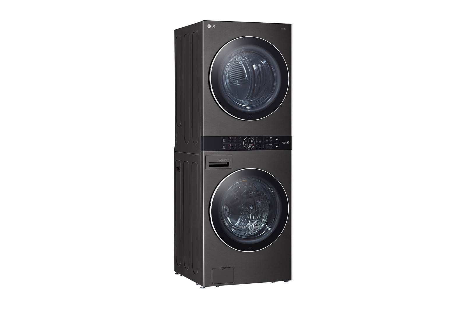 Lg WKEX200HBA Single Unit Front Load Lg Washtower™ With Center Control™ 4.5 Cu. Ft. Washer And 7.4 Cu. Ft. Electric Dryer