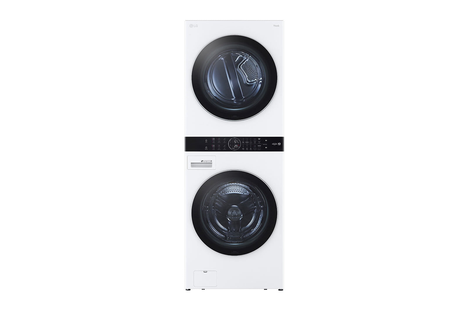 Lg WKGX201HWA Single Unit Front Load Lg Washtower™ With Center Control™ 4.5 Cu. Ft. Washer And 7.4 Cu. Ft. Gas Dryer
