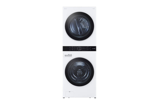 Lg WKGX201HWA Single Unit Front Load Lg Washtower™ With Center Control™ 4.5 Cu. Ft. Washer And 7.4 Cu. Ft. Gas Dryer
