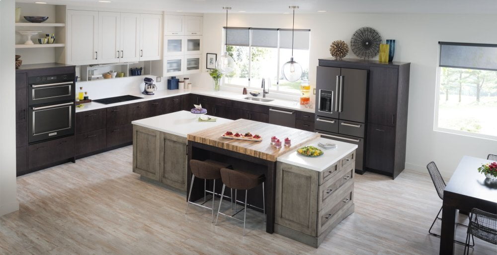 Kitchenaid KOCE500EBL 30" Combination Wall Oven With Even-Heat™ True Convection (Lower Oven) - Black