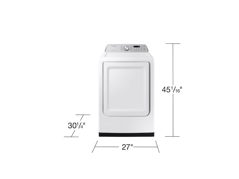Samsung DVG47CG3500W 7.4 Cu. Ft. Smart Gas Dryer With Sensor Dry In White