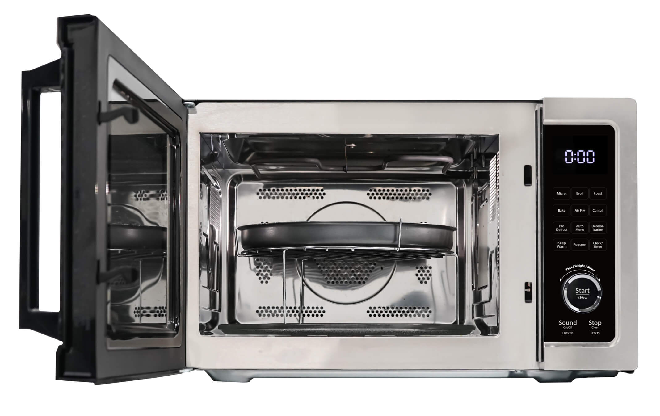 Danby DDMW1061BSS6 Danby 5 In 1 Multifunctional Microwave Oven With Air Fry, Convection Roast/Bake, Broil/Grill, Combination Cooking