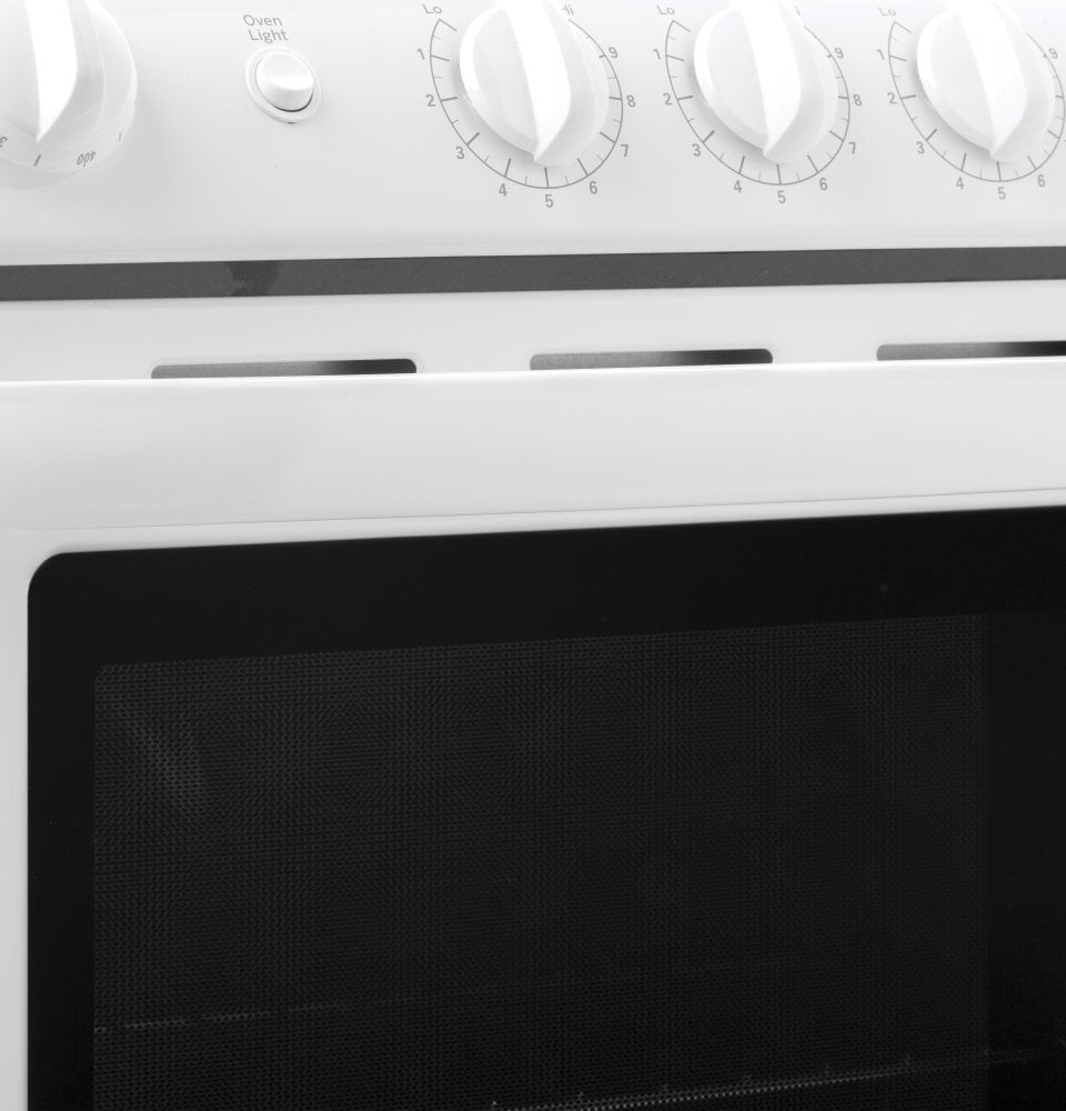 Hotpoint RAS240DMWW Hotpoint® 24" Electric Free-Standing Front-Control Range