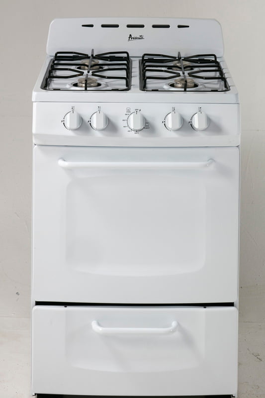 Avanti GRO24P0W 24" Freestanding Gas Range