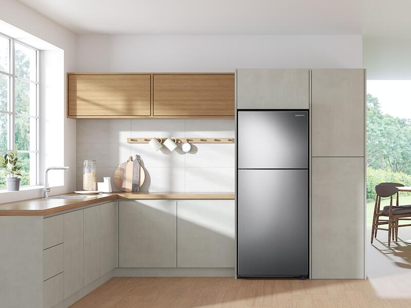 Samsung RT16A6195SR 15.6 Cu. Ft. Top Freezer Refrigerator With All-Around Cooling In Stainless Steel