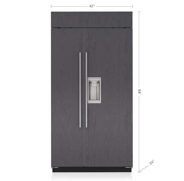 Sub-Zero CL4250SDO 42" Classic Side-By-Side Refrigerator/Freezer With Dispenser - Panel Ready