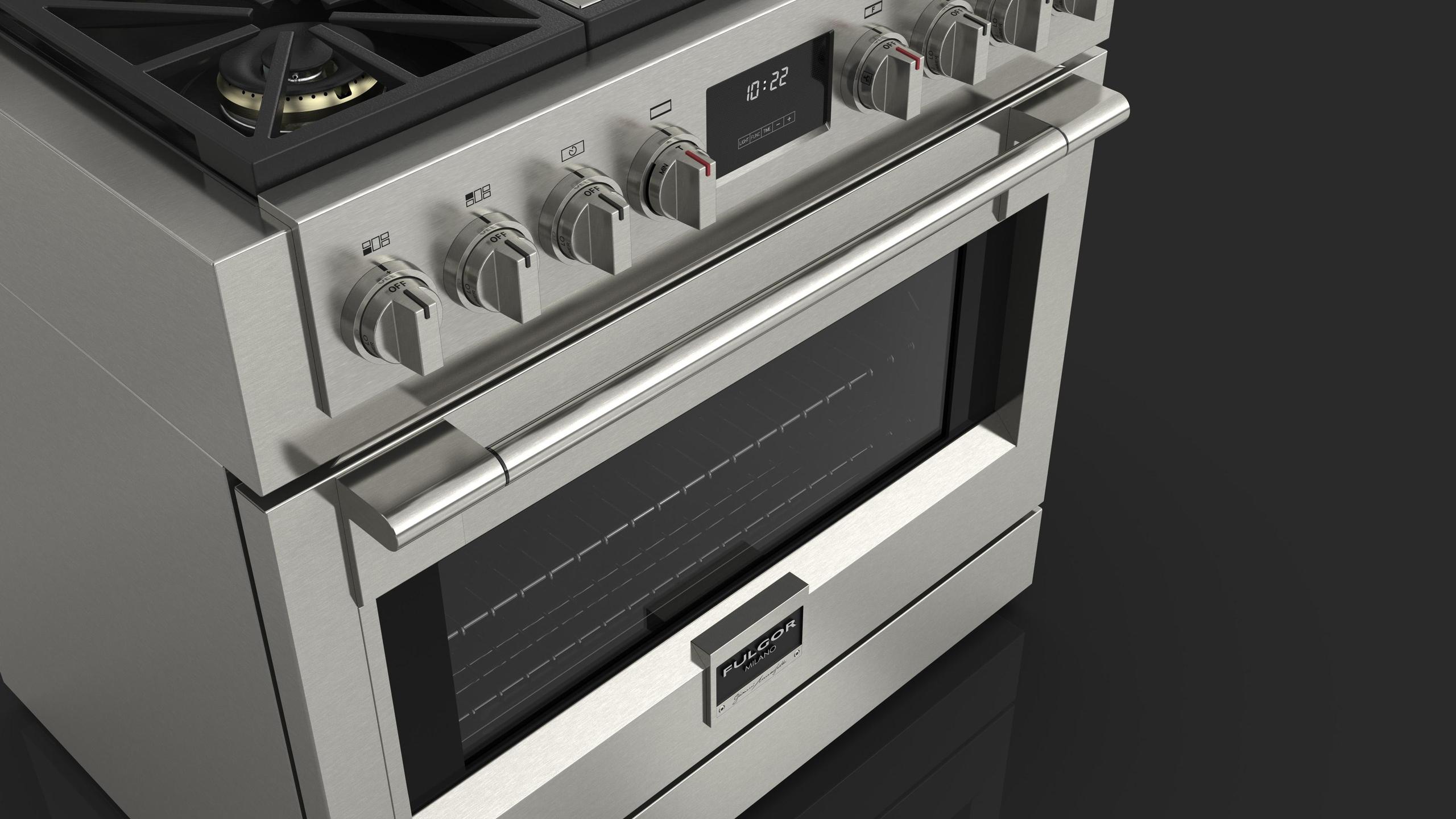 Fulgor Milano F6PGR364GS2 Sofia 36 Pro All Gas Range With Griddle